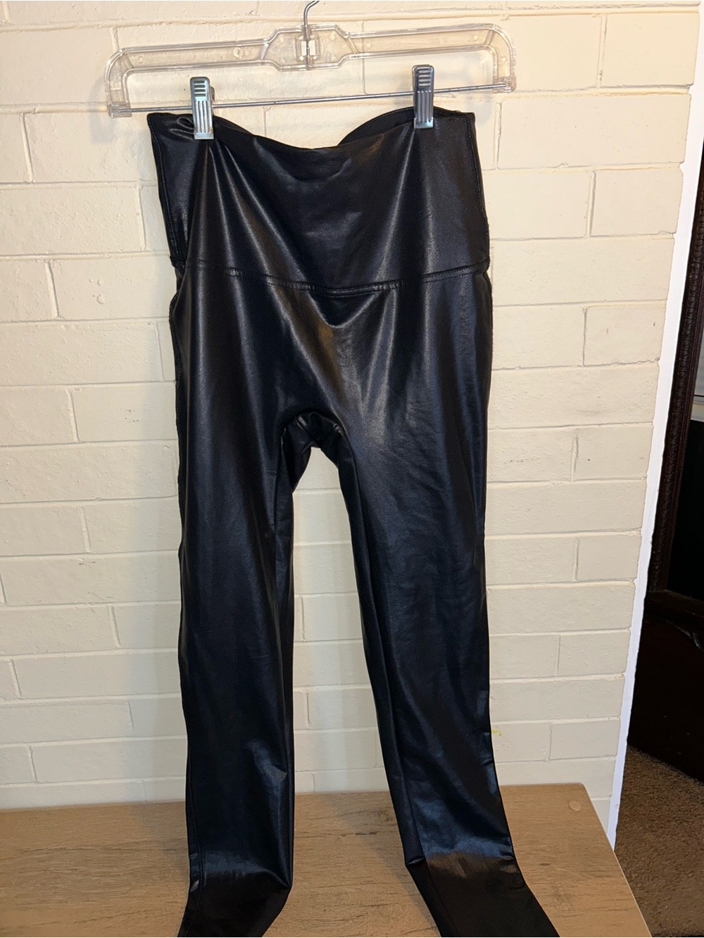 Jane and Bleecker Black Faux Leather Leggings